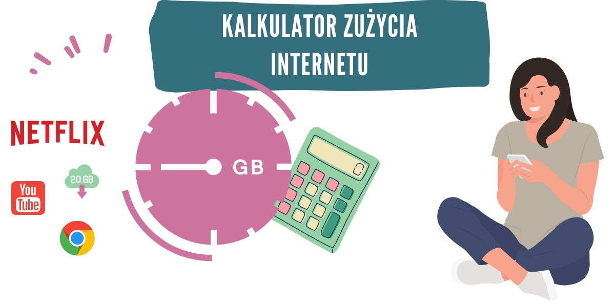 grafika przedstawiająca kalkulator internetu