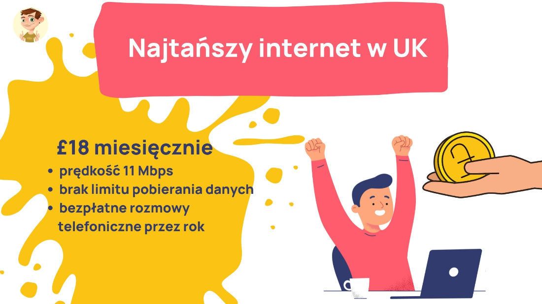 Najtańszy internet w UK najtańszy internet UK