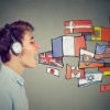 Kolejny kurs angielskiego na Repeto Young man learning different languages