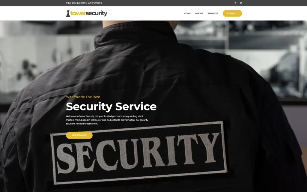 tower security company in Worcester